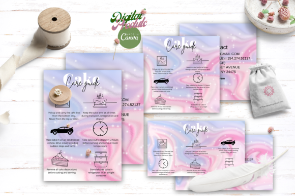 Customizable Cake Care Card: A Versatile Tool for Every Occasion