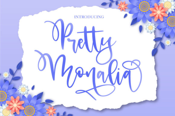 Pretty Monalia: A Handwritten Font with Timeless Charm