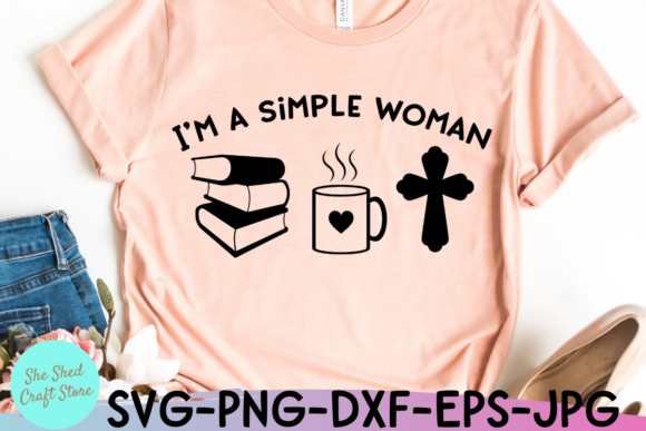 Simple Women Book Lover Svg