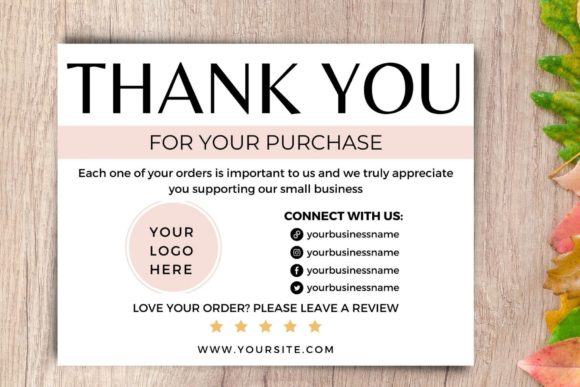 Thank You Card for Canva Pink 6: A Simple and Customizable Way to Show Appreciation